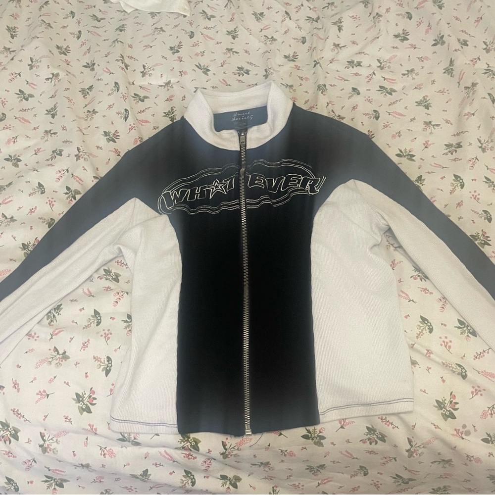 Society Monochrome Bomber Jacket